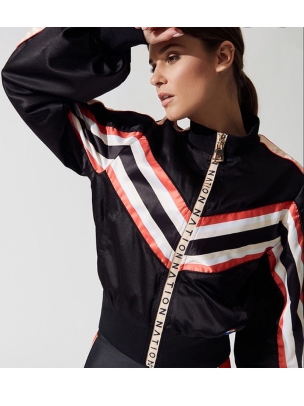 PE Nation The Crusher Zipped Bomber Jacket Size Medium